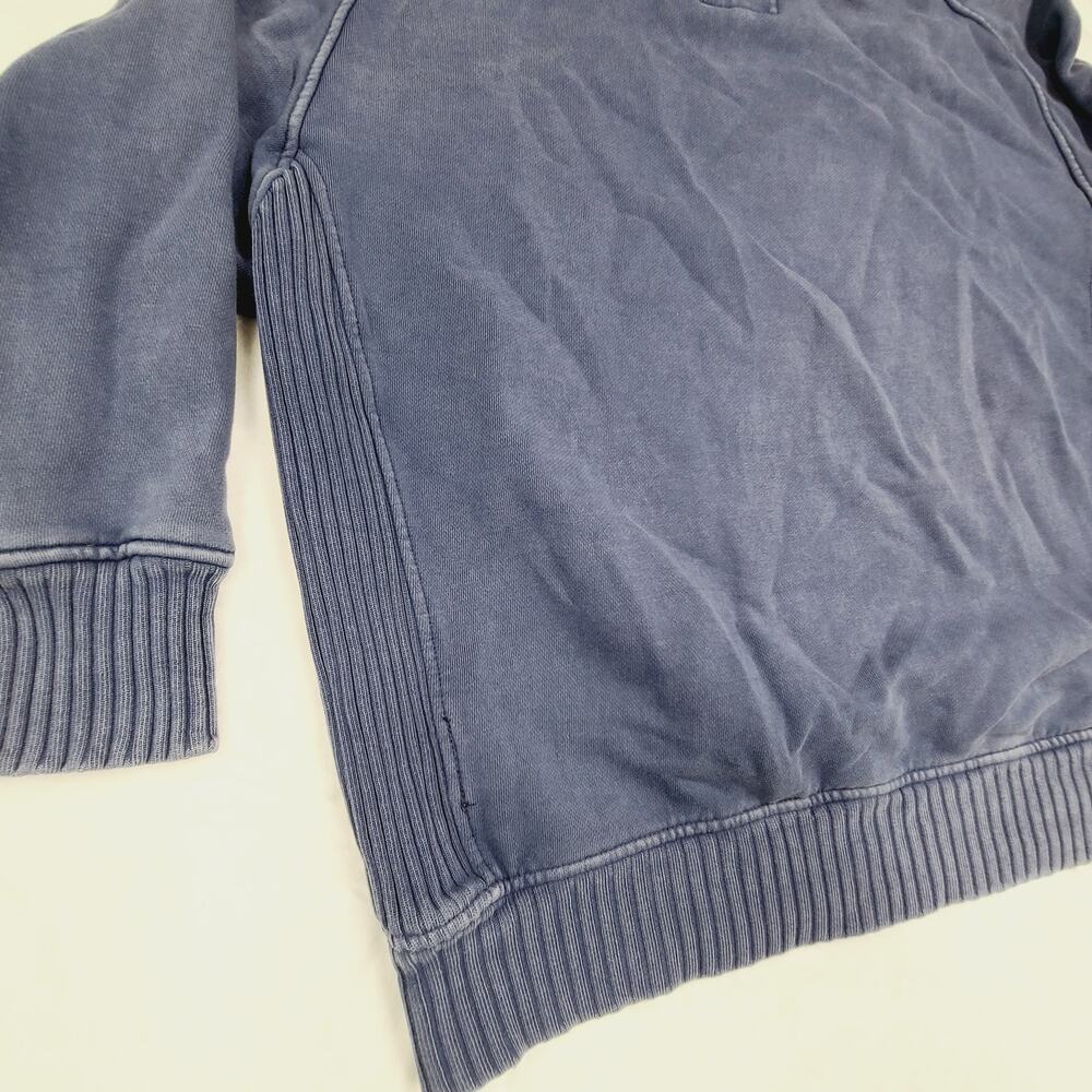 Aerie Distressed Sweatshirt XS Blue Faded Graphic Crewneck Pullover Casual - Picture 7 of 10